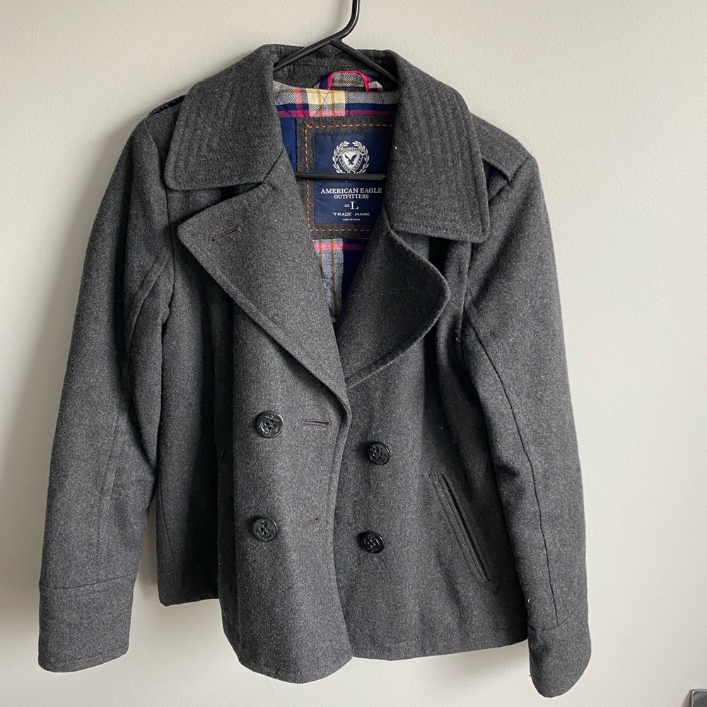 American Eagle Women’s Wool Peacoat size Large
